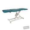 Image of LynX GP3 ECHO Cardiology Table - Three Section - All Electric w/Castors in Austex Studio+ Caribbean vinyl (AI colour preview)