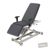 Image of LynX Podiatry Chair - No Seat Lift in Austex Studio+ Charcoal vinyl (AI colour preview)
