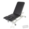 Image of LynX Five-Section Treatment Table in Austex Studio+ Black vinyl (AI colour preview)