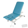 Image of LynX Five-Section Treatment Table in Austex Studio+ Lagoon vinyl (AI colour preview)
