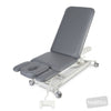 Image of LynX Five-Section Treatment Table in Austex Studio+ Pewter vinyl (AI colour preview)
