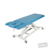 Image of LynX Four-Section Treatment Table in Austex Studio+ Lagoon vinyl (AI colour preview)
