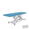 Image of LynX Three-Section Treatment Table in Austex Studio+ Lagoon vinyl (AI colour preview)