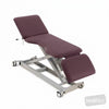 Image of LynX Ultrasound Examination Table - Three Section - Cutout - Electric Backrest in Austex Studio+ Port vinyl (AI colour preview)