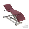 Image of LynX Ultrasound Examination Table - Three Section - Cutout - Electric Backrest in Austex Studio+ Ruby vinyl (AI colour preview)