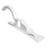 Image of White mattress lifter wedge tool with curved handle
