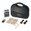 Image of metron pro tens unit kit with carry case electrodes and leads