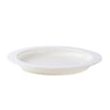 Image of off white adaptive plate with deep inner lip