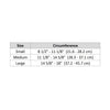 Image of Rolyan AquaForm humerus fracture brace size chart