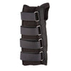 Image of Rolyan d-ring wrist brace black regular length with five d-ring straps