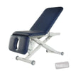 Image of sc treatment table three section backrest raised front view