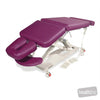Image of SX ART Deluxe Therapy Table - Three Section, Mid-Lift, 80mm Foam w/Castors in Silex Mulberry silicone (AI colour preview)