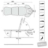 Image of sx comfort spa chair movement and adjustment positions