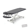 Image of SX Contour Massage Table w/Castors in Austex Studio+ Charcoal vinyl (AI colour preview)