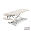 Image of SX Contour Massage Table w/Castors in Austex Studio+ Snow vinyl (AI colour preview)