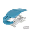 Image of SX Contour Massage Table - Mid-Lift w/Castors in Austex Studio+ Lagoon vinyl (AI colour preview)