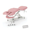 Image of SX Contour Massage Table - Mid-Lift Tail-Lift w/Castors in Austex Studio+ Mink vinyl (AI colour preview)