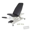 Image of SX Gynae Chair - Electric Backrest in Austex Studio+ Black vinyl (AI colour preview)