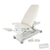 Image of SX Gynae Chair - Electric Backrest in Austex Studio+ Snow vinyl (AI colour preview)