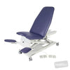 Image of SX Gynae Chair - Manual Backrest in Austex Studio+ Atlantic vinyl (AI colour preview)