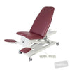 Image of SX Gynae Chair - Manual Backrest in Austex Studio+ Ruby vinyl (AI colour preview)