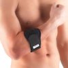 Image of vulkan airxtend tennis elbow support strap worn below the elbow