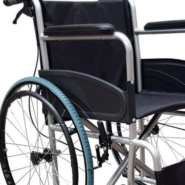 All Terrain 20 Inch Steel Wheelchair PA148 Armrests
