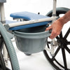 Image of DRIVE Aston Compact Mobile Shower Commode with Large Commode Bowl