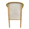 Image of Basketweave Bedside Commode Rear View