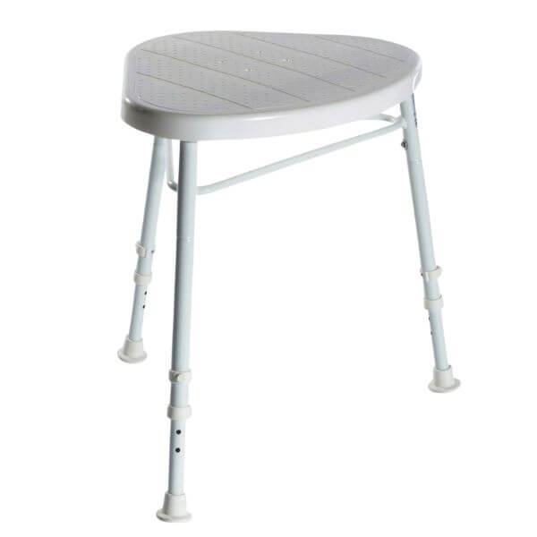 Days Corner Bathroom Shower Stool. Ideal for Small Showers.