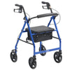 Image of DRIVE R8 Aluminium Four Wheel Rollator BLUE