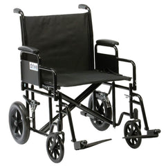 DRIVE Heavy Duty Bariatric Steel Transport Wheelchair BTR22BLKAU Main Image