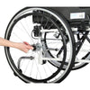 Image of Foldable Lightweight Self Propelled Wheelchair with Flip Up Armrest Quick Release