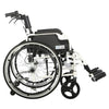 Image of Foldable Lightweight Self Propelled Wheelchair with Flip Up Armrest Side