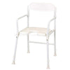 Image of Folding Shower Chair with Cut Away Front