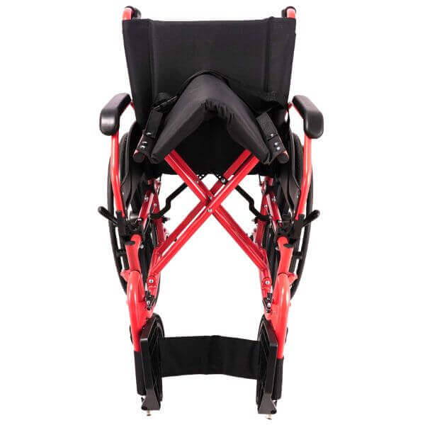 Heavy Duty Bariatric Steel Wheelchair Folded