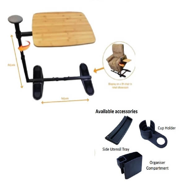 Omni Tray Table with all Accessories