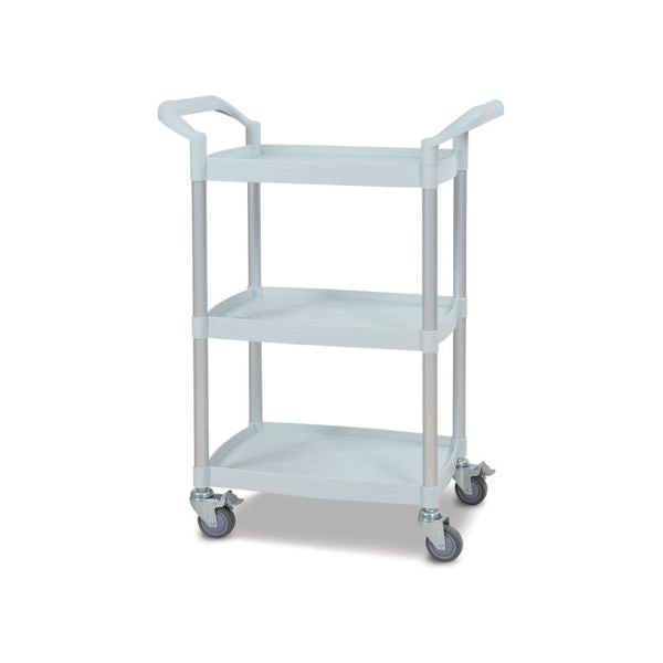 Medical Utility Cart 655mm x 370mm with 3 Shelves. Durable, Versatile