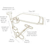 Image of Multifunctional Tray Table Measurement