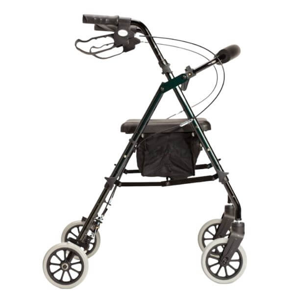 Outdoor Walker Height Adjustable Seat Green