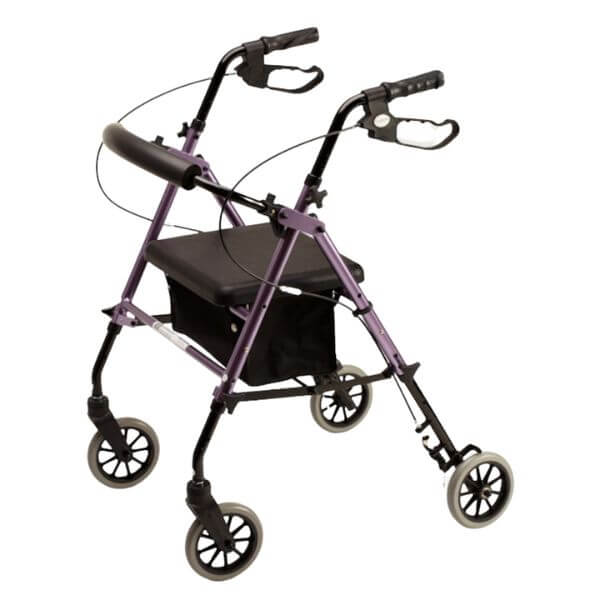 Outdoor Walker Height Adjustable Seat Lilac