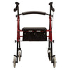 Image of Outdoor Walker Height Adjustable Seat Red