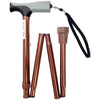 Image of PQUIP Folding T Shape Handle Cane Bronze Folded