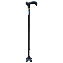 PQUIP Quad Tip Self Stand Handle Cane