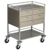 Image of Resuscitation Trolley - 4 Half Width Drawers + 1 Full Width Drawer