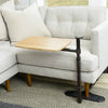 Image of STANDER Omni Swivel Tray Bamboo Table Under Couch