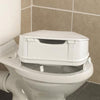 Image of Raised Toilet Seat with Contoured Surface