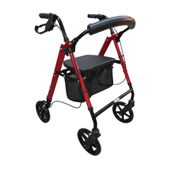 Slim Adjustable 8" Wheel Travel Rollator