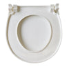 Image of Small Toilet Seat With Lid Showing