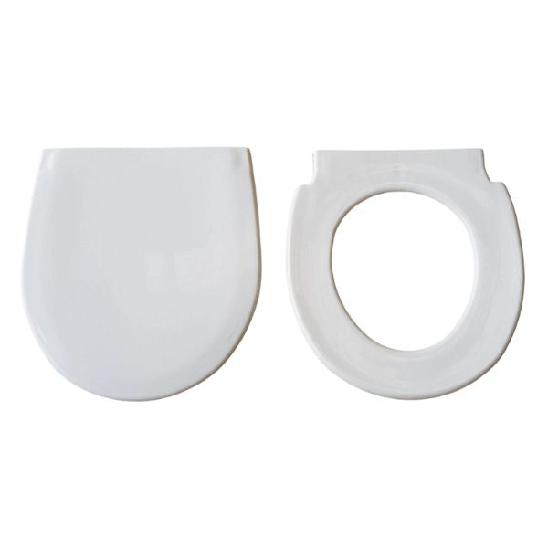 Small Toilet Seat With Lid. Durable, Comfortable, and Easy To Install.